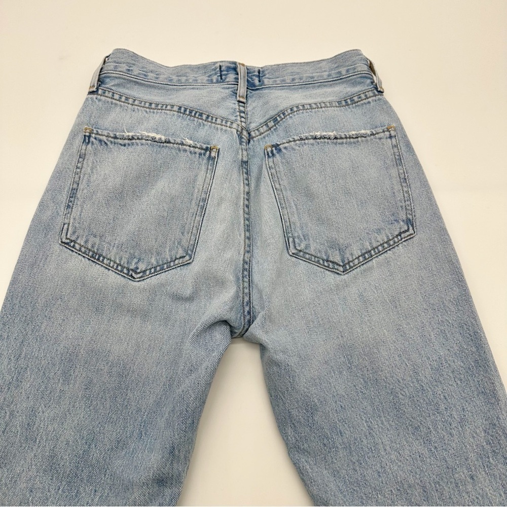 AGOLDE‎ Riley Hi Rise Straight Crop Jean Light Wash Size 25 - Picture 8 of 13